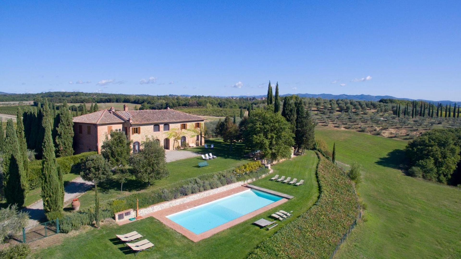 Villa Santa Virginia Siena Luaran gambar